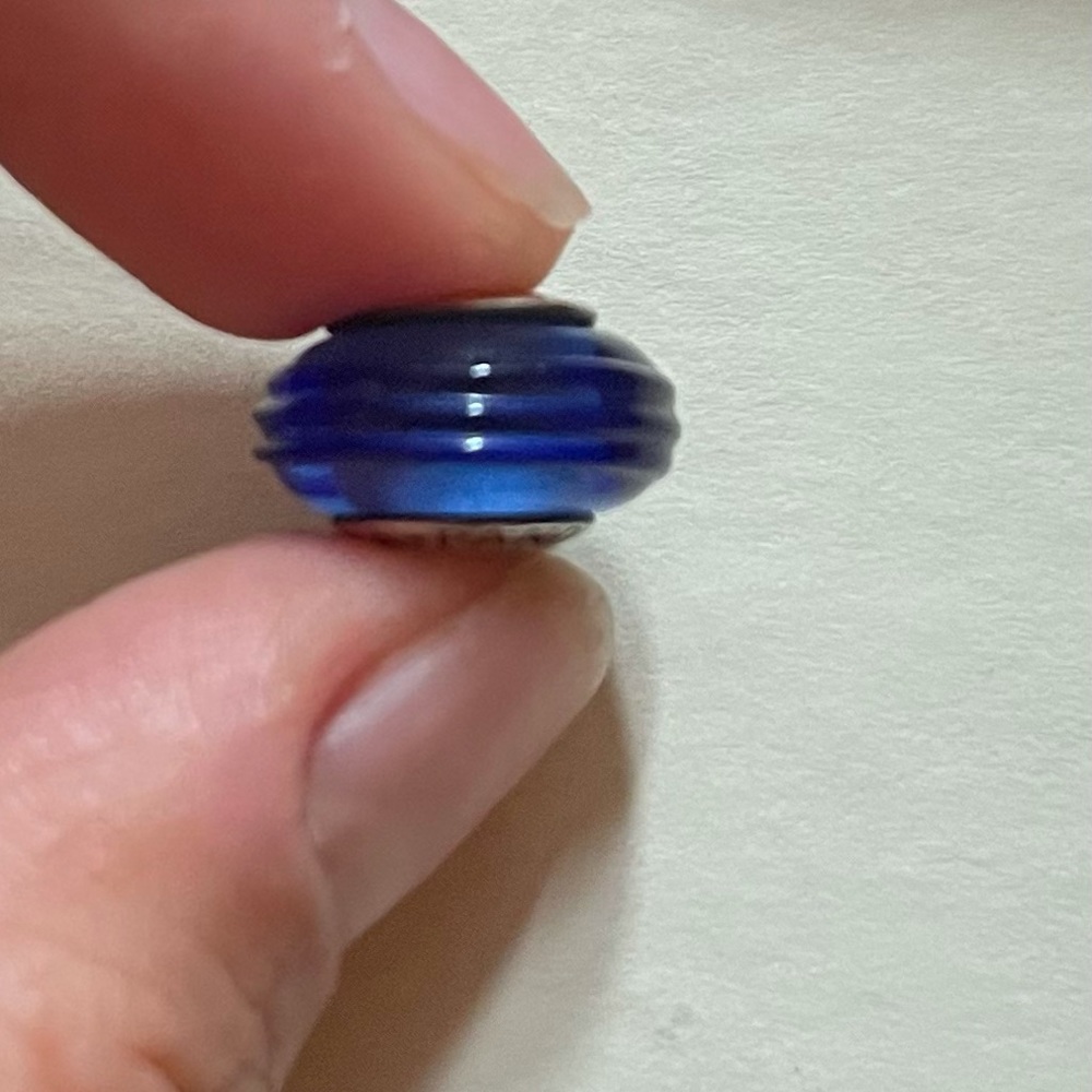 Pandora blue bead
